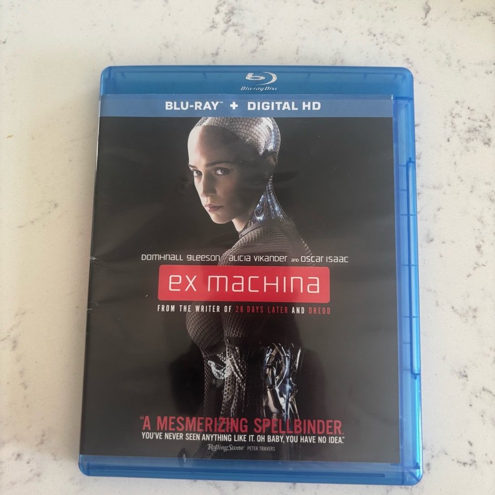 Ex Machina Blu-ray (A24 / Lionsgate) – Excellent Condition